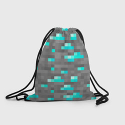 Рюкзак-мешок Алмазы, цвет: 3D-принт