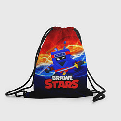 Рюкзак-мешок ЭШ НИНДЗЯ Ash Brawl Stars, цвет: 3D-принт