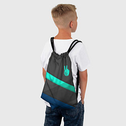 Рюкзак-мешок PEACE ПИС МИР Z, цвет: 3D-принт — фото 2