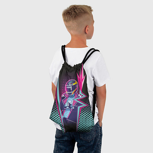 Мешок для обуви Неон Райдер / 3D-принт – фото 4