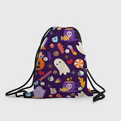 Мешок для обуви HALLOWEEN BTS BT21 PATTERN БТ21 БТС ХЕЛЛОУИН