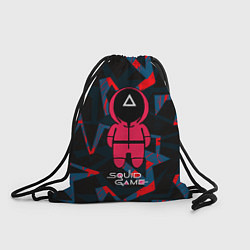 Рюкзак-мешок Треугольник - Игра в кальмара, цвет: 3D-принт