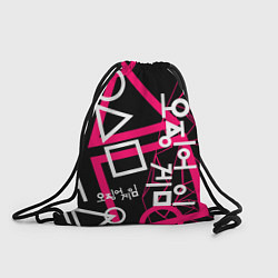Рюкзак-мешок Игра в кальмара, цвет: 3D-принт