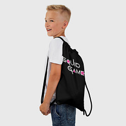 Рюкзак-мешок Squid Game, цвет: 3D-принт — фото 2