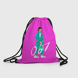 Рюкзак-мешок Игрок в кальмара 067, цвет: 3D-принт