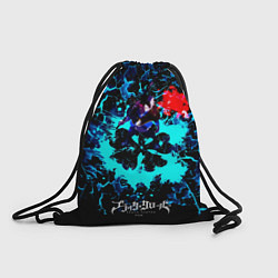 Рюкзак-мешок Аста - Чёрный Клевер, цвет: 3D-принт