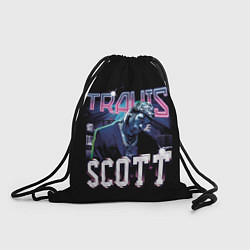 Рюкзак-мешок Travis Scott RAP, цвет: 3D-принт