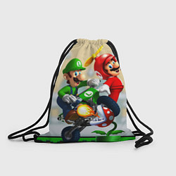 Рюкзак-мешок MarioHelmet, цвет: 3D-принт