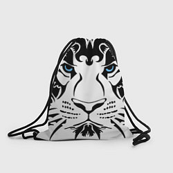 Рюкзак-мешок Водяной голубоглазый тигр, цвет: 3D-принт
