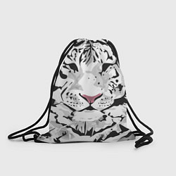 Мешок для обуви Белый снежный тигр