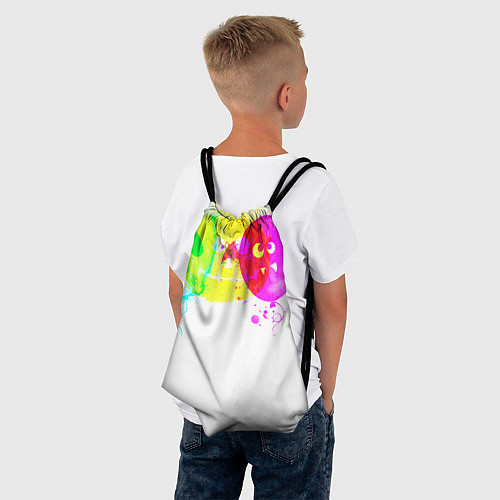 Мешок для обуви Призраки Хэллоуина полиэстер / 3D-принт – фото 4