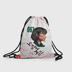 Рюкзак-мешок KANG SAE BYEOK SQUID GAME, цвет: 3D-принт