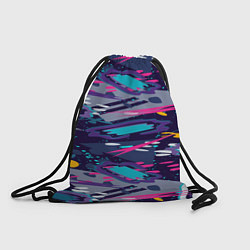 Рюкзак-мешок Космический абстрактный паттерн, цвет: 3D-принт