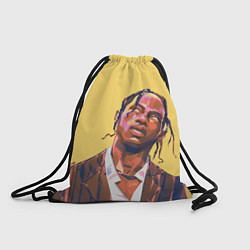 Рюкзак-мешок Travis art, цвет: 3D-принт