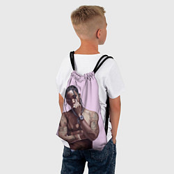 Рюкзак-мешок Задумчивый Трэвис, цвет: 3D-принт — фото 2