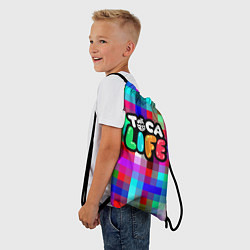 Рюкзак-мешок Toca Life: Pixels, цвет: 3D-принт — фото 2