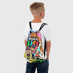 Рюкзак-мешок Toca Life: Heroes, цвет: 3D-принт — фото 2