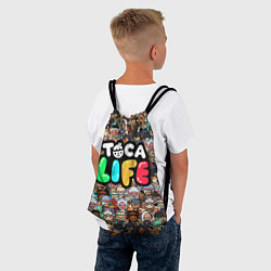 Рюкзак-мешок Toca Life, цвет: 3D-принт — фото 2