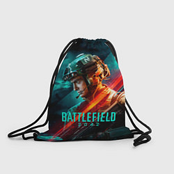 Рюкзак-мешок Battlefield 2042 game art, цвет: 3D-принт