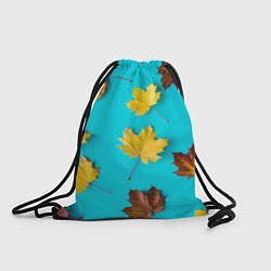 Рюкзак-мешок Кленовый листочек, цвет: 3D-принт