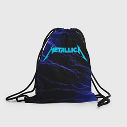 Мешок для обуви METALLICA BLUE FLASH МЕТАЛЛИКА СИНИЕ МОЛНИИ