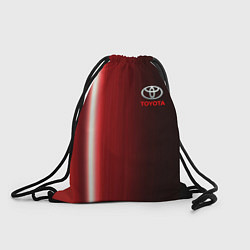 Рюкзак-мешок Toyota В полоску, цвет: 3D-принт