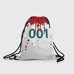 Рюкзак-мешок Игра в кальмара: Персонаж 001, цвет: 3D-принт