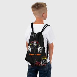Рюкзак-мешок Лого рок групп, цвет: 3D-принт — фото 2