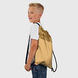 Рюкзак-мешок Песочный, цвет: 3D-принт — фото 2