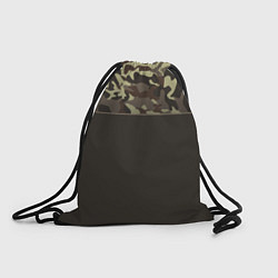 Рюкзак-мешок Камуфляж 3 0, цвет: 3D-принт