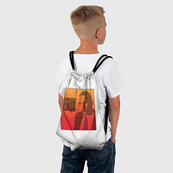 Рюкзак-мешок QR Маяковский, цвет: 3D-принт — фото 2