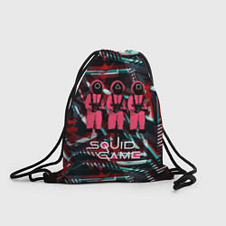 Рюкзак-мешок Трое из игры в кальмара, цвет: 3D-принт