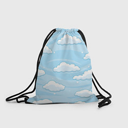 Рюкзак-мешок Зимние облака, цвет: 3D-принт