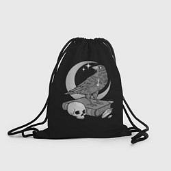Рюкзак-мешок Оккультная ворона, цвет: 3D-принт