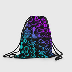 Рюкзак-мешок ТАТУ ТОКЙСКИЕ МСТИТЕЛИ НЕОН, цвет: 3D-принт