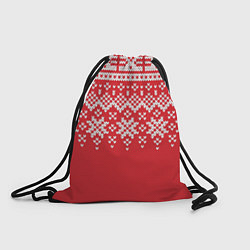 Рюкзак-мешок Knitted Pattern, цвет: 3D-принт