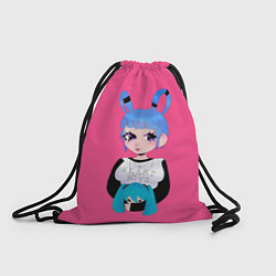 Рюкзак-мешок Ашникко с куклой, цвет: 3D-принт