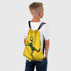 Рюкзак-мешок Ашиникко на ромашке, цвет: 3D-принт — фото 2