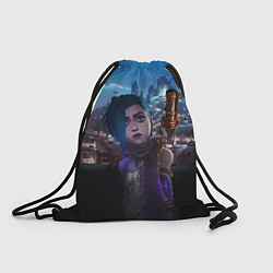 Рюкзак-мешок Jinx LoL Arcane, цвет: 3D-принт