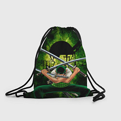 Рюкзак-мешок Зоро Ророноа с катанами Ван пис, цвет: 3D-принт