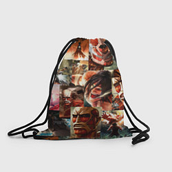 Рюкзак-мешок Атака Титанов Shingeki no Kyojin, цвет: 3D-принт