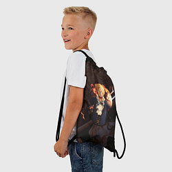 Рюкзак-мешок Сабо Ван Пис веселый роджер, цвет: 3D-принт — фото 2