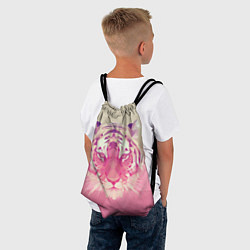 Рюкзак-мешок Тигр лоу поли, цвет: 3D-принт — фото 2