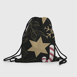 Рюкзак-мешок Новогоднее Настроение Звезды, цвет: 3D-принт