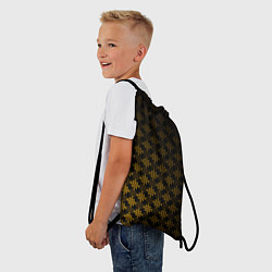 Рюкзак-мешок Золотой гобелен, цвет: 3D-принт — фото 2