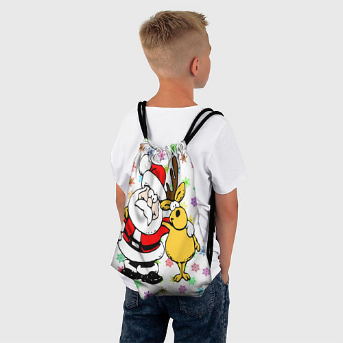 Мешок для обуви Счастливого всем Рождества / 3D-принт – фото 4