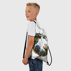 Рюкзак-мешок Миры Хаяо Миядзаки унесенные призраками и другие, цвет: 3D-принт — фото 2