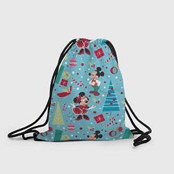 Рюкзак-мешок Mickey and Minnie pattern, цвет: 3D-принт