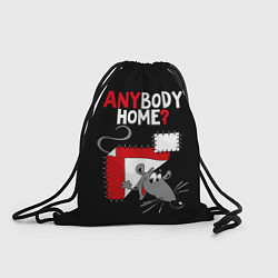Рюкзак-мешок Anybody home: есть кто-нибудь дома?, цвет: 3D-принт