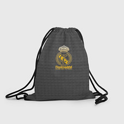 Рюкзак-мешок Real Madrid graphite theme, цвет: 3D-принт